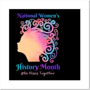 National Women's History Month Womens History Month 2024 Posters and Art